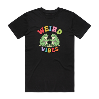 Weird Vibes - Funny T-Shirt - Black
