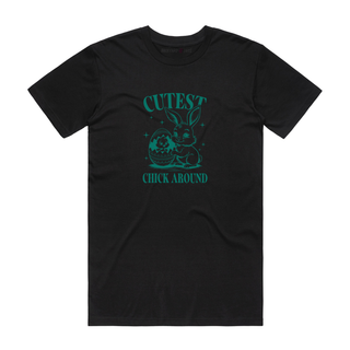 Cutest Chick Around - Easter T-Shirt - Black