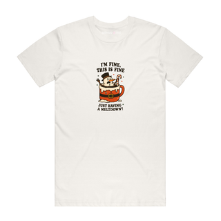 Meltdown - Christmas T-Shirt - Natural