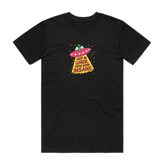 Hop In Loser - Alien T-Shirt - Black