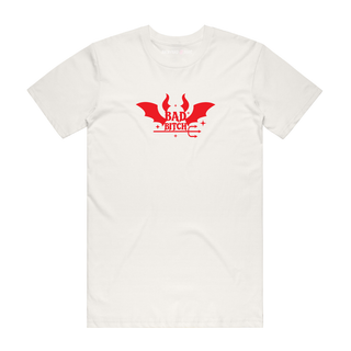 Bad Bitch - Slogan T-Shirt - Natural