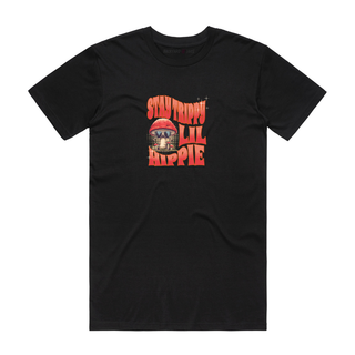 Stay Trippy - Slogan T-Shirt - Black