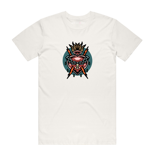 Locked Heart - Graphic T-Shirt - Natural