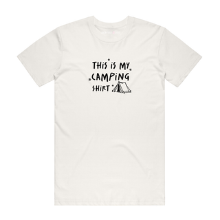 This Is My Camping Shirt - Graphic T-Shirt - Natural