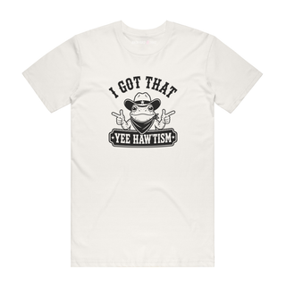 Yee Hawtism - Graphic T-Shirt - Natural