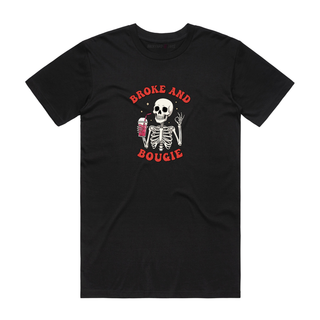 Broke And Bougie - Halloween T-Shirt - Black