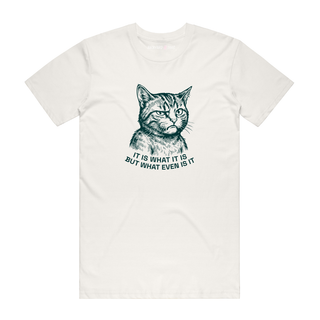 It Is What It Is - Funny T-Shirt - Natural