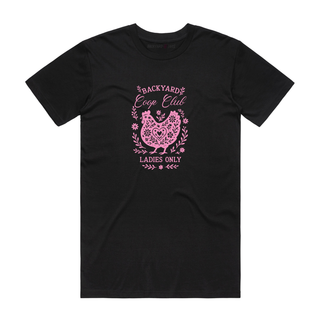 Backyard Coop Club - Mum T-Shirt - Black