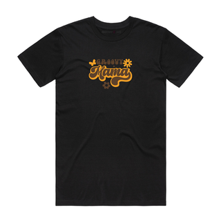 Groovy Mama - Mum T-Shirt - Black