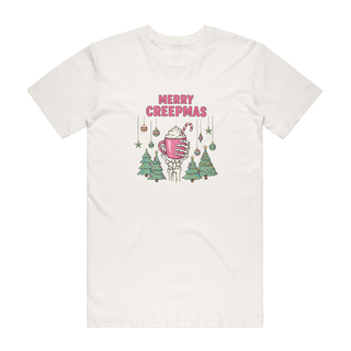 Merry Creepmas - Christmas T-Shirt - Natural