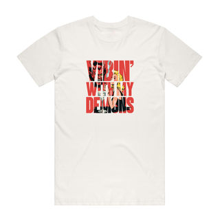 Vibin' With My Demons - Halloween T-Shirt - Natural