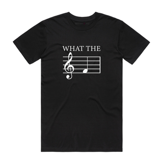 What the F - Music T-Shirt - Black