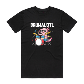 Drumalotl - Music T-Shirt - Black