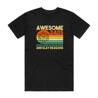 DND Dad - Dad T-Shirt - Black