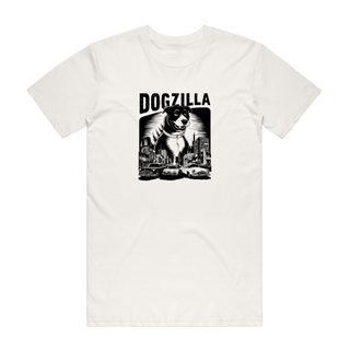Dogzilla - Dog T-Shirt - Natural