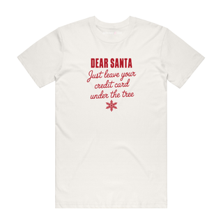 Dear Santa - Christmas T-Shirt - Natural