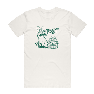 Zero Bunny Energy - Easter T-Shirt - Natural
