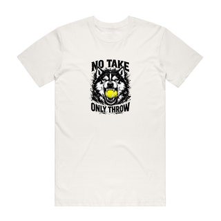 No Take Only Throw - Dog T-Shirt - Natural