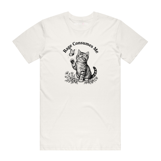 Rage Consumes Me - Funny T-Shirt - Natural