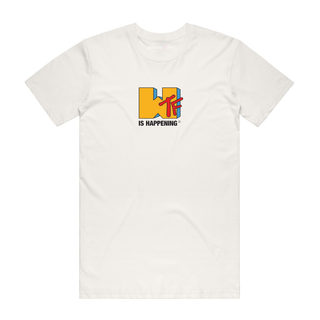WTF Is Happening - Slogan T-Shirt - Natural