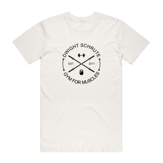 Dwight Schrute Gym - Graphic T-Shirt - Natural