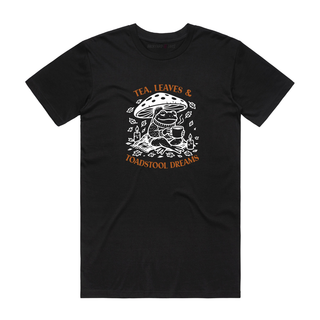 Toadstool Dreams - Graphic T-Shirt - Black