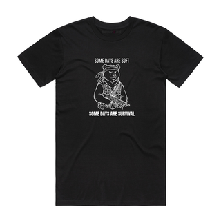 Some Days Are Soft - Funny T-Shirt - Black
