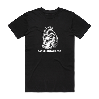 Eat Your Own Legs - Funny T-Shirt - Black