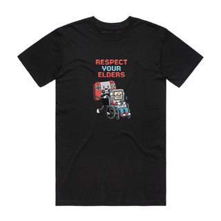 Respect Your Elders - Gaming T-Shirt - Black