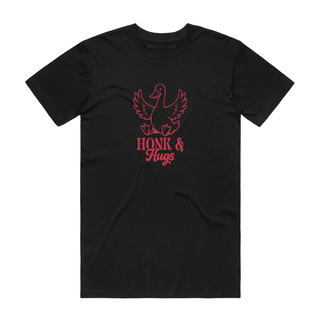 Honk And Hugs - Graphic T-Shirt - Black