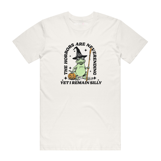 The Horrors Are Neverending - Halloween T-Shirt - Natural