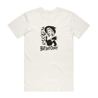 Bat Shit Crazy - Halloween T-Shirt - Natural