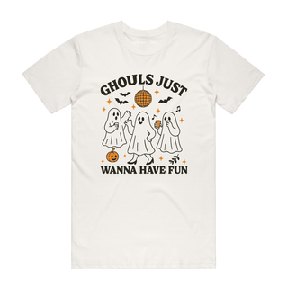 Ghouls Just Wanna Have Fun - Ghosts T-Shirt - Natural