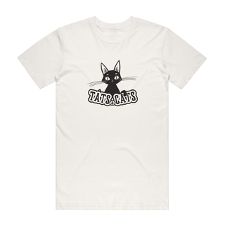 Tats And Cats - Cat T-Shirt - Natural