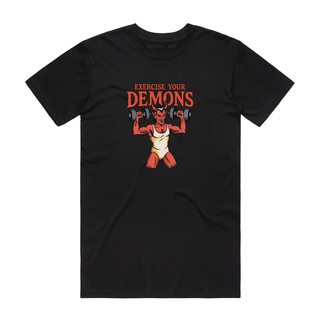 Exercise Your Demons - Halloween T-Shirt - Black