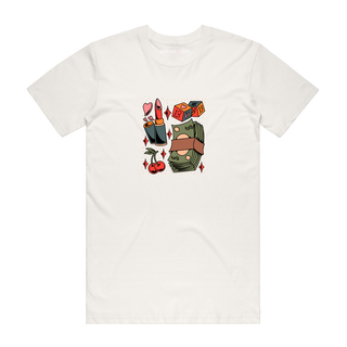 Cherry Money - Graphic T-Shirt - Natural