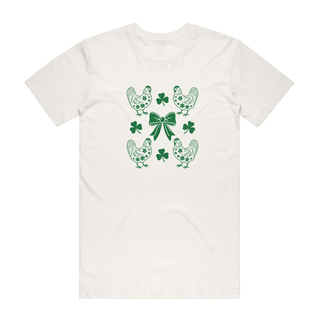 Lucky Hen - Saint Patrick's Day T-Shirt - Natural