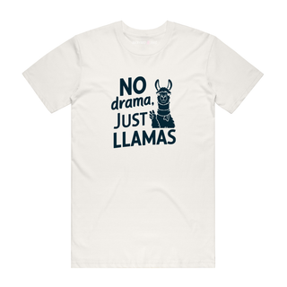 Just Llamas - Graphic T-Shirt - Natural
