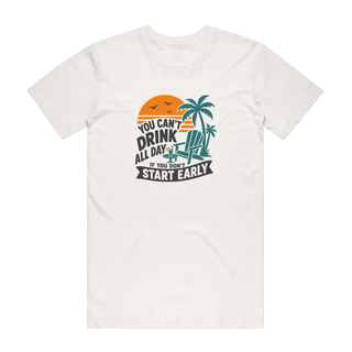 Drink All Day - Graphic T-Shirt - Natural