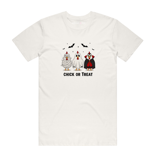 Chick Or Treat - Halloween T-Shirt - Natural