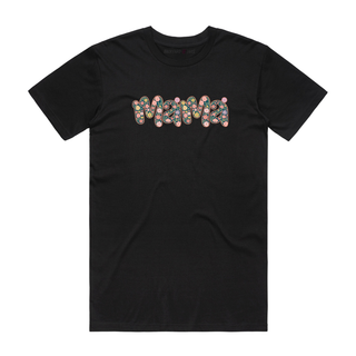 Mama (Floral) - Mum T-Shirt - Black