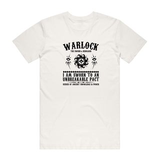 Warlock - Gaming T-Shirt - Natural
