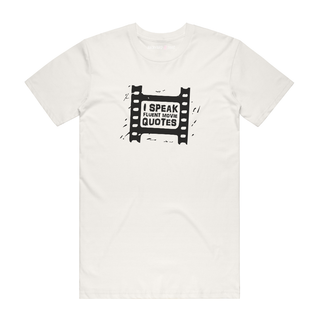 Movie Quotes - Slogan T-Shirt - Natural