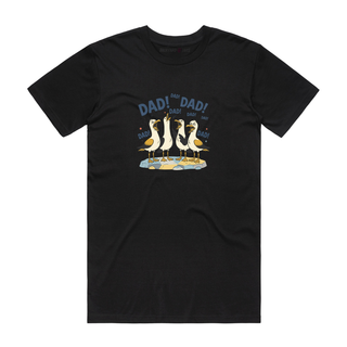 Seagull Dad - Dad T-Shirt - Black