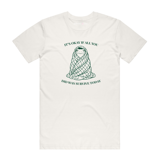 Survive Today - Graphic T-Shirt - Natural