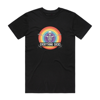Everything Sucks - Halloween T-Shirt - Black