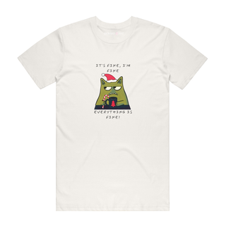It's Fine - Christmas T-Shirt - Natural