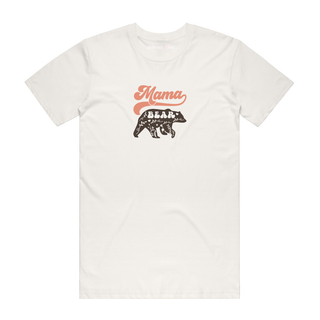 Mama Bear (Brown) - Mum T-Shirt - Natural