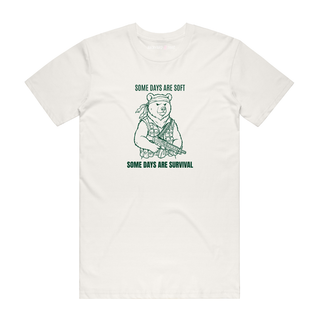 Some Days Are Soft - Funny T-Shirt - Natural