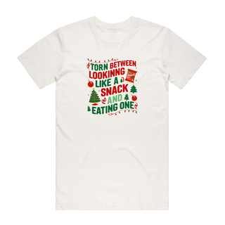 Looking Like A Snack - Christmas T-Shirt - Natural